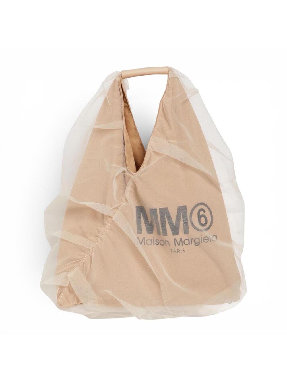Maison Margiela MM6 Maison Margiela Beige Tulle JapaneseTote